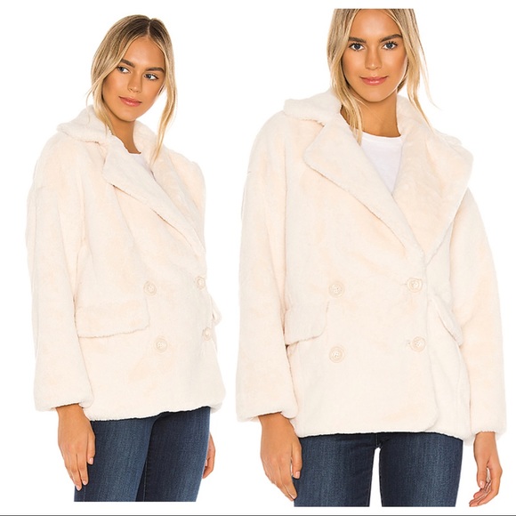 FREE PEOPLE JACKET TEDDY COAT FAUX FUR JACKET A2C - Picture 14 of 16